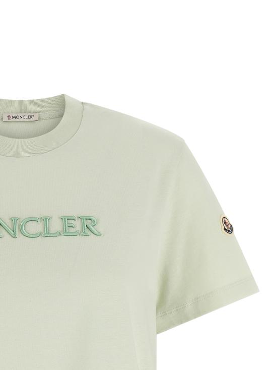 26SS 몽클레어 반팔 티셔츠 L10938C0002189AUO80E Green - MONCLER