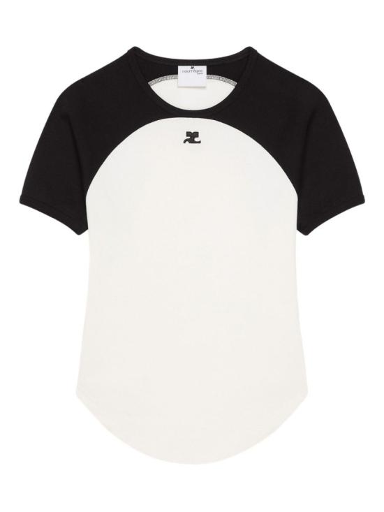 25FW 쿠레쥬 반팔 티셔츠 325JTS214JS0203 0098 White