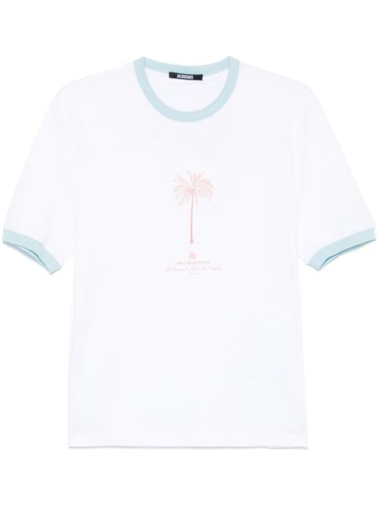 25SS 자크뮈스 반팔 티셔츠 255JS281 2463 1JA White