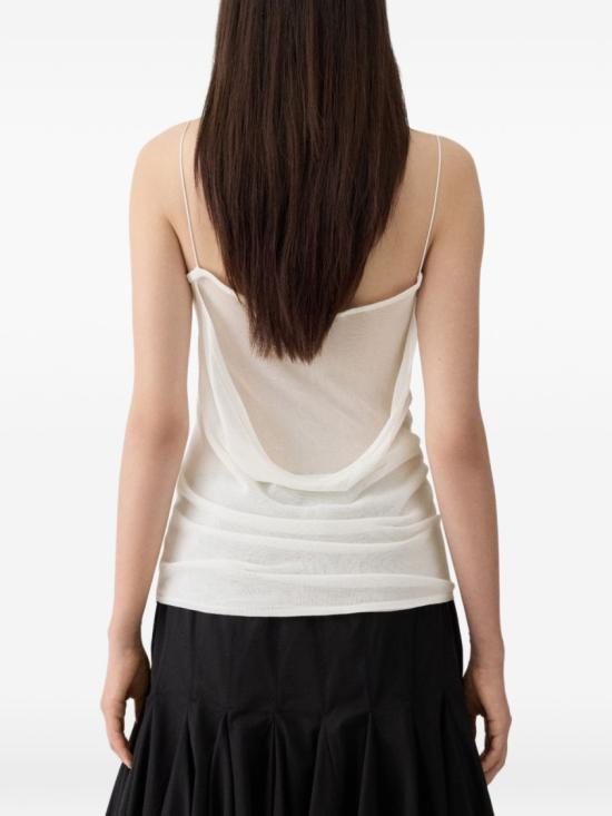 26SS 자크뮈스 민소매 티셔츠 TOW00901 AK00317 110 White - JACQUEMUS
