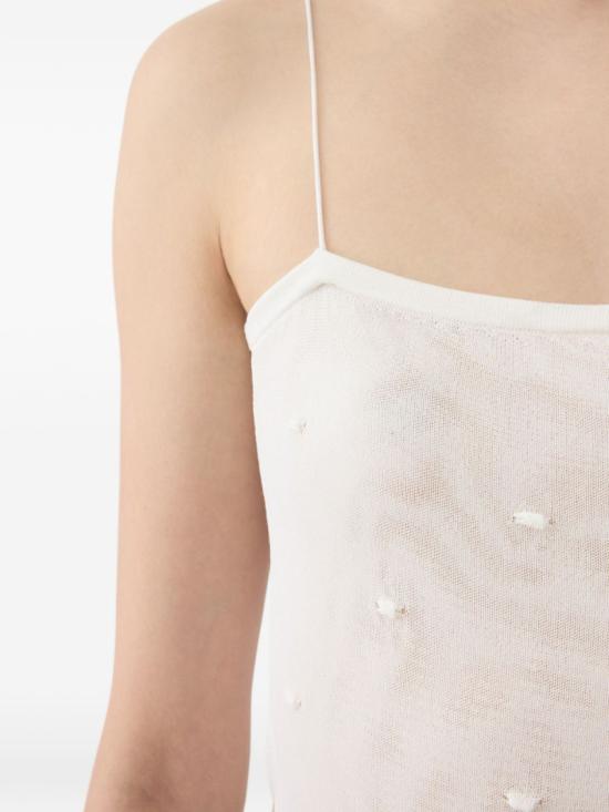 26SS 자크뮈스 민소매 티셔츠 TOW00901 AK00317 110 White - JACQUEMUS