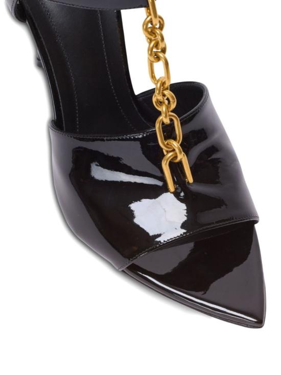 25FW 발망 샌들 FN1UH154LPAT 0PA Black - BALMAIN