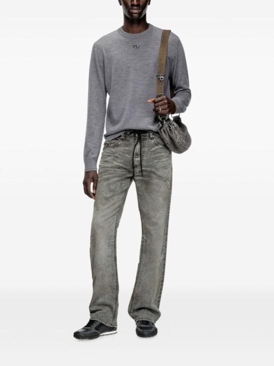 25FW 디젤 긴팔 티셔츠 A17442 0DCCH 96K Grey - DIESEL