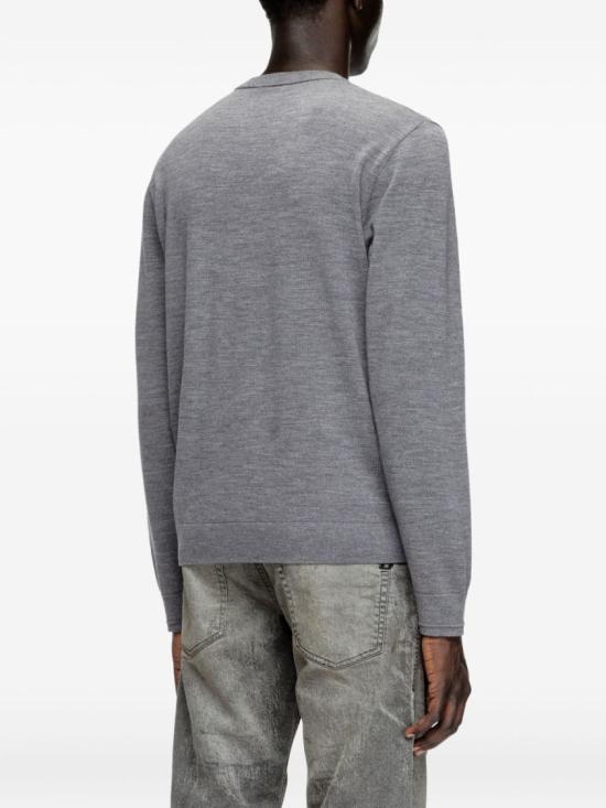 25FW 디젤 긴팔 티셔츠 A17442 0DCCH 96K Grey - DIESEL