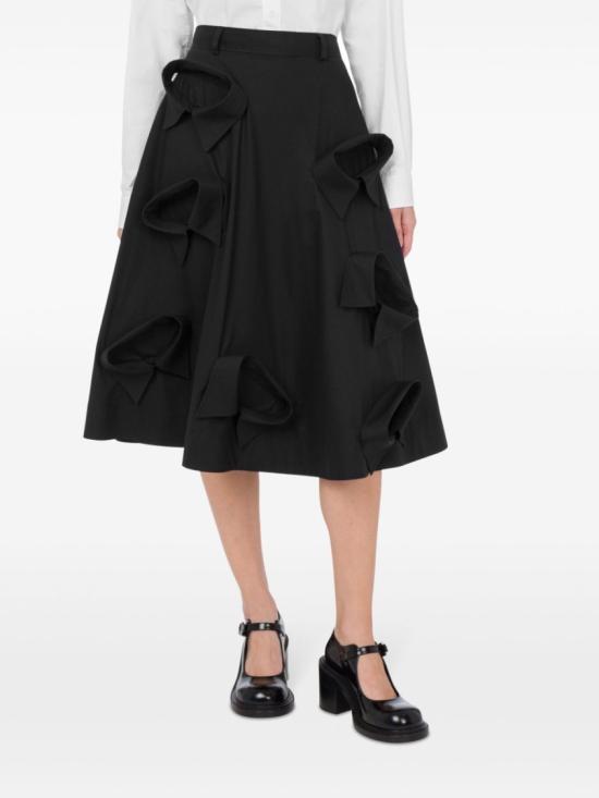 모스키노 미디 스커트 J0101 0531 0555 Black - MOSCHINO
