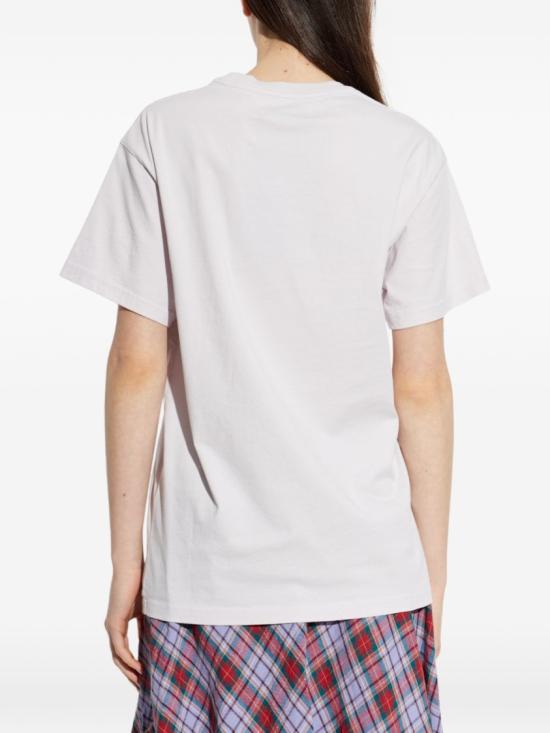 26SS 비비안웨스트우드 클래식 ORB 로고 티셔츠 3G010013 J001M J402 White - VIVIENNE WESTWOOD
