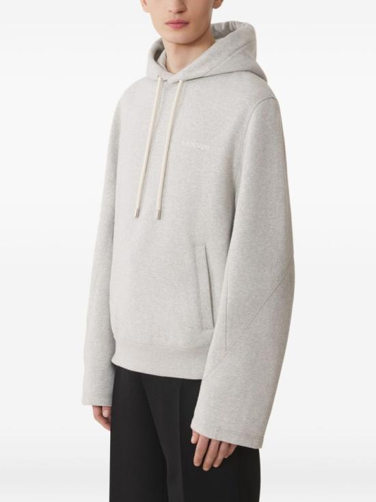 25FW 랑방 후드 티셔츠 RM HO0004 F044 H25 100 Grey - LANVIN