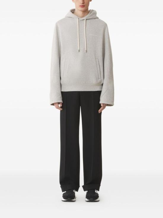 25FW 랑방 후드 티셔츠 RM HO0004 F044 H25 100 Grey - LANVIN