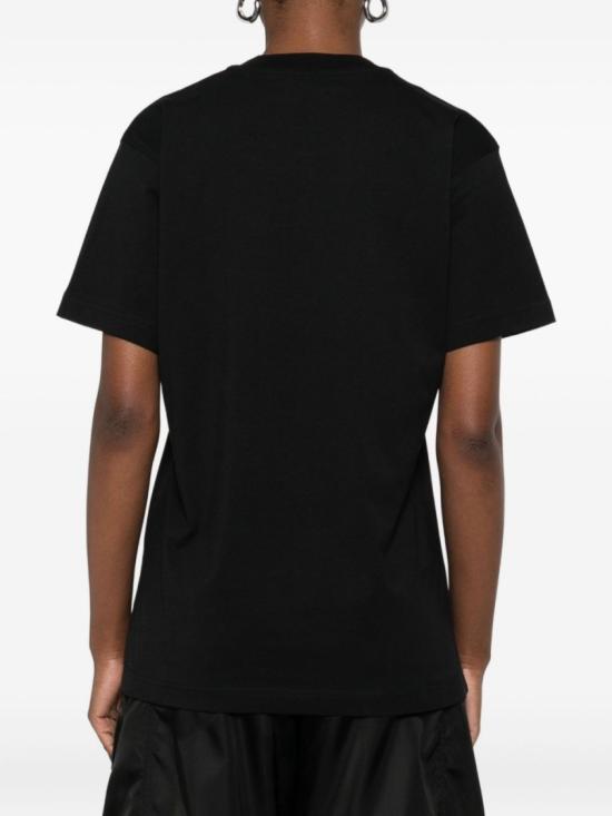 25FW 모스키노 반팔 티셔츠 A0710 5441 1555 Black - MOSCHINO