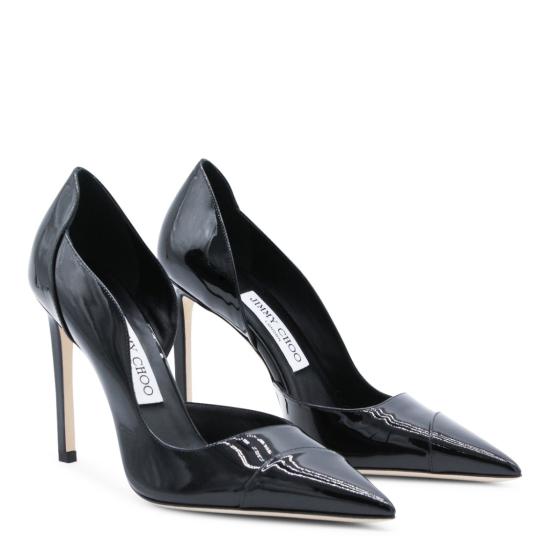 26SS 지미추 힐/펌프스 BRIGITTE100PAT010003 Black - JIMMY CHOO