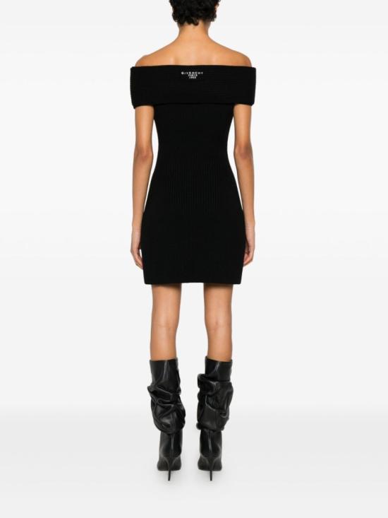 25FW 지방시 숏 원피스 BW22K24ZSM 001 Black - GIVENCHY