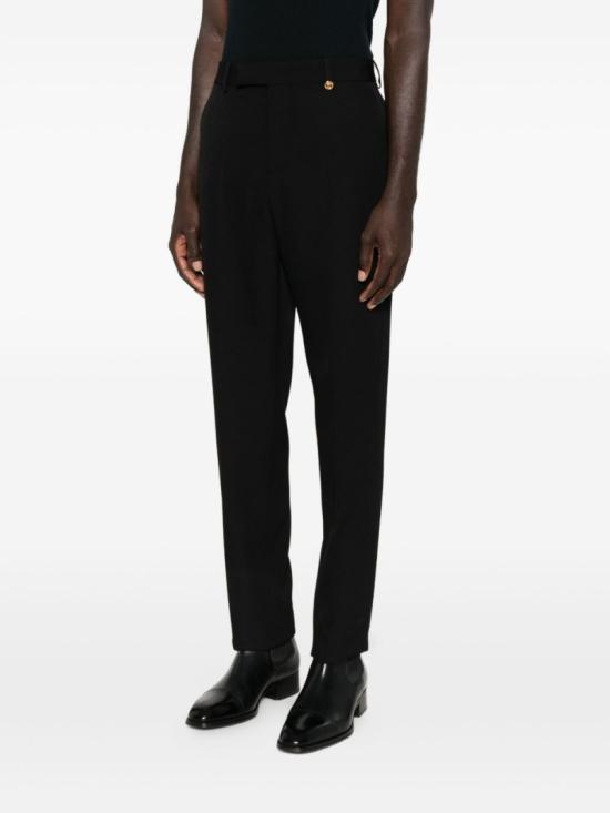 25FW 베르사체 스트레이트 팬츠 1016648 1A15840 1B000 Black - VERSACE