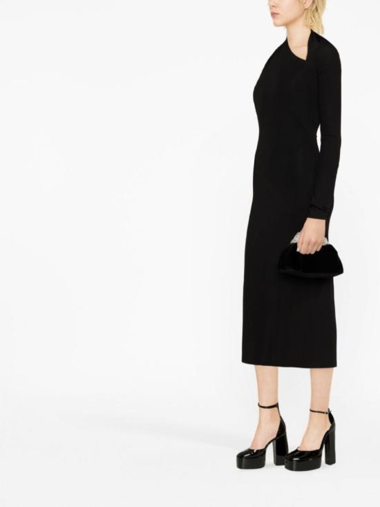  베르사체 롱 원피스 1009999 1A01253 1B000 Black - VERSACE