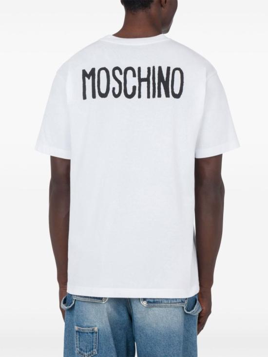 25SS 모스키노 반팔 티셔츠 J0716 0241 1001 White - MOSCHINO