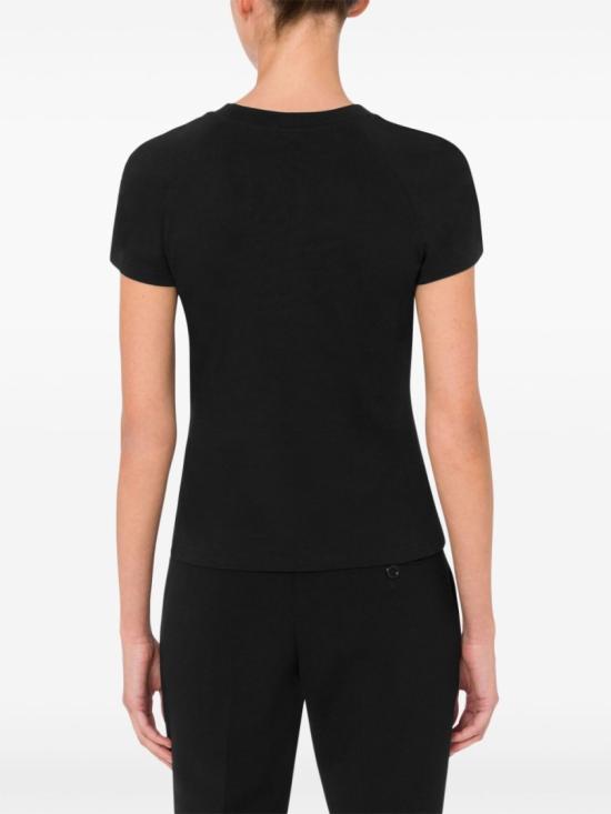  모스키노 반팔 티셔츠 A0711 5544 1555 Black - MOSCHINO