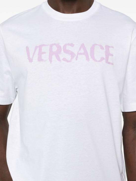 25SS 베르사체 반팔 티셔츠 1013302 1A14380 2WX00 White - VERSACE
