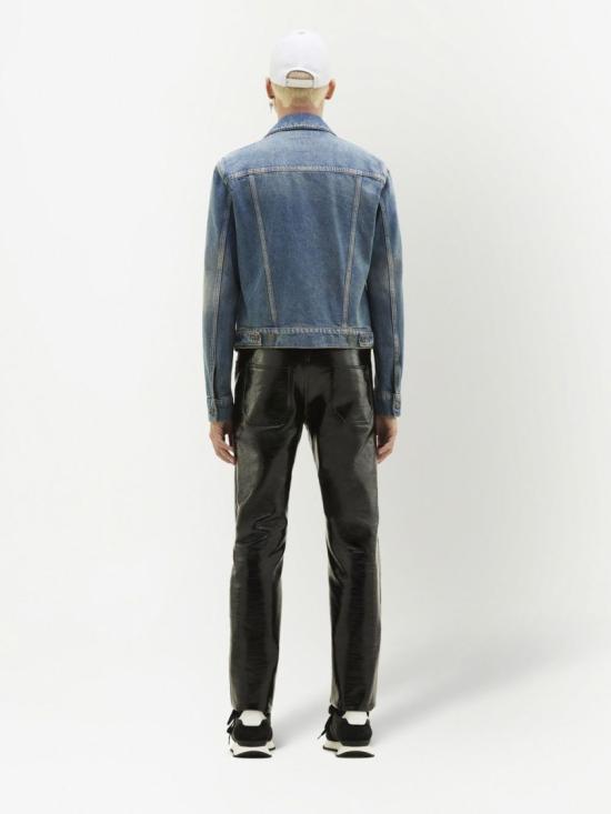  쿠레쥬 데님 팬츠 PERCPA022VY0003 7075 Black - COURREGES