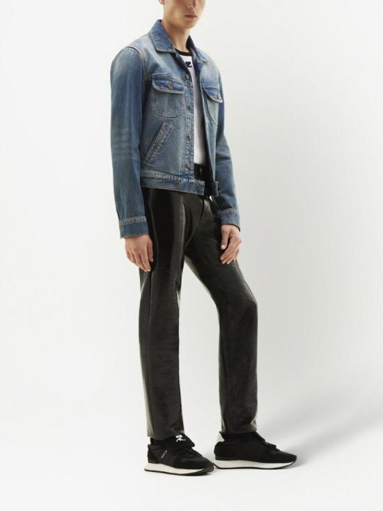  쿠레쥬 데님 팬츠 PERCPA022VY0003 7075 Black - COURREGES