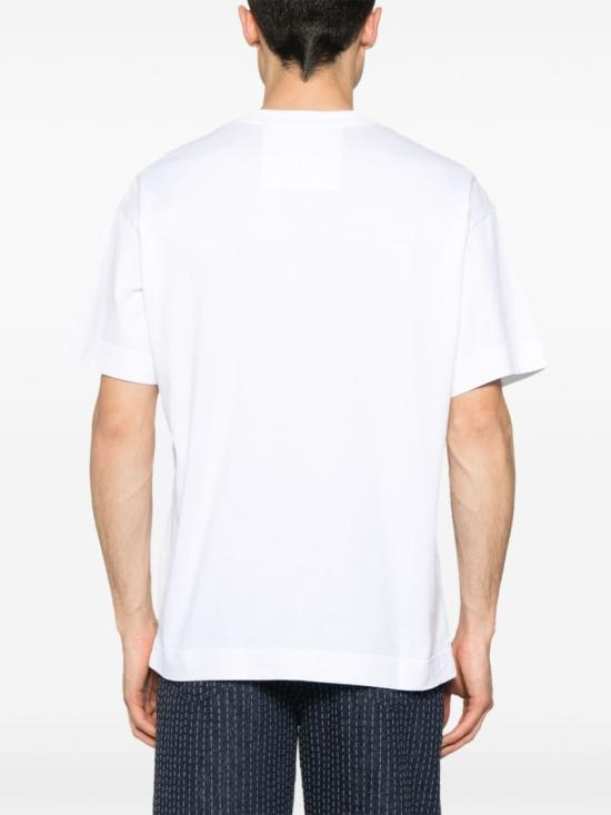  지방시 반팔 티셔츠 BM71MG3YQA 100 White - GIVENCHY