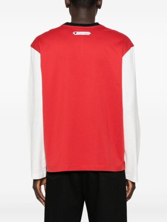 25FW 랑방 반팔 티셔츠 RU TS0123 J305 H25 1 S11 Red - LANVIN