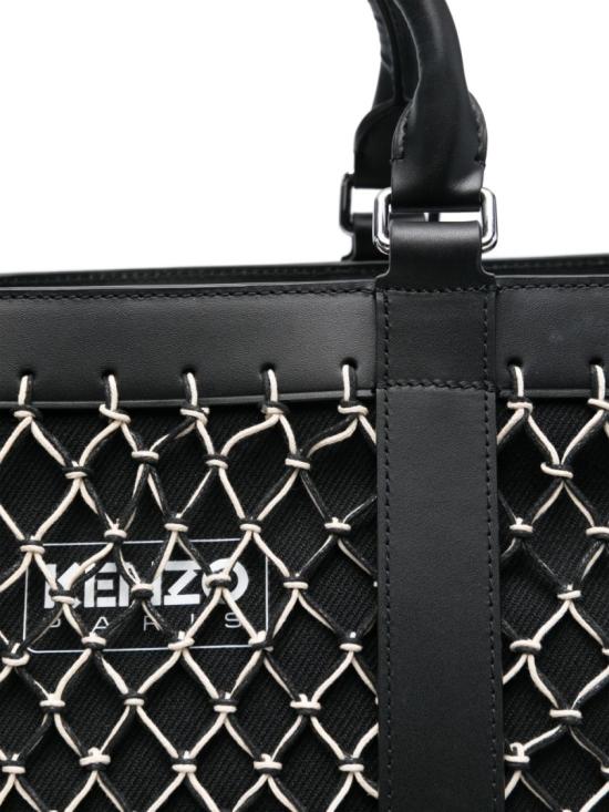 25SS 겐조 토트백 FF52SA611B05 99 Black - KENZO
