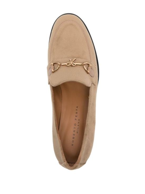  로베르토 페스타 플랫 슈즈 AXEL VELLUTO VOLPE Neutrals - ROBERTO FESTA