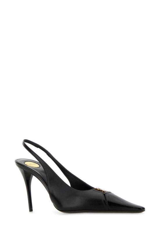 26FW 생로랑 베이비론 브레테유 슬링백 펌프스 806685AAEHI 1000 Black - SAINT LAURENT