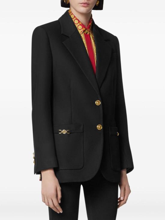 25FW 베르사체 수트 자켓 1020114 1A15264 1B000 Black - VERSACE