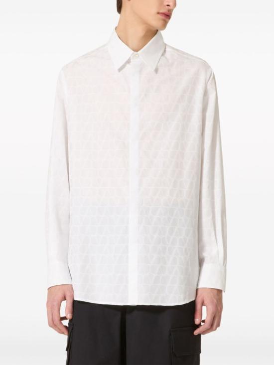  발렌티노 가라바니 긴팔 셔츠 4V3ABR959VC KF9 White - VALENTINO GARAVANI