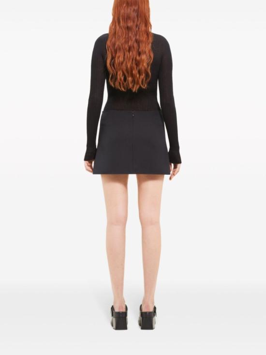  쿠레쥬 숏 스커트 124CJU143PL0007 9999 Black - COURREGES