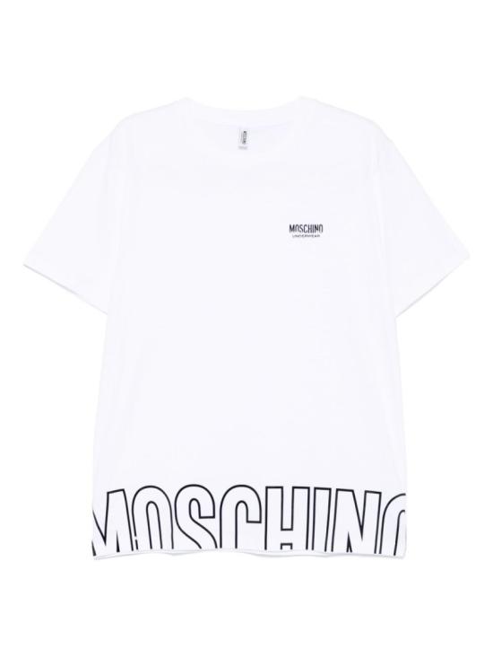 25SS 모스키노 반팔 티셔츠 A0712 4303 1001 White