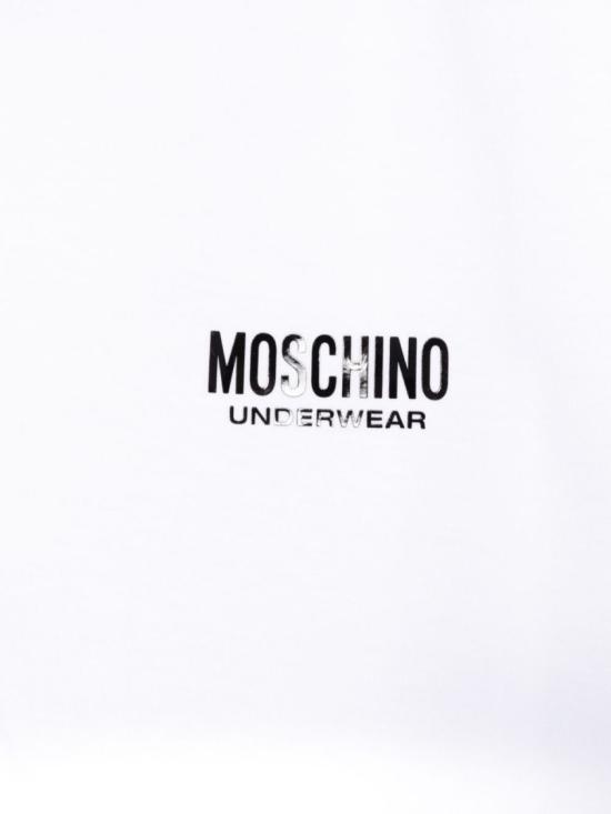 25SS 모스키노 반팔 티셔츠 A0712 4303 1001 White - MOSCHINO