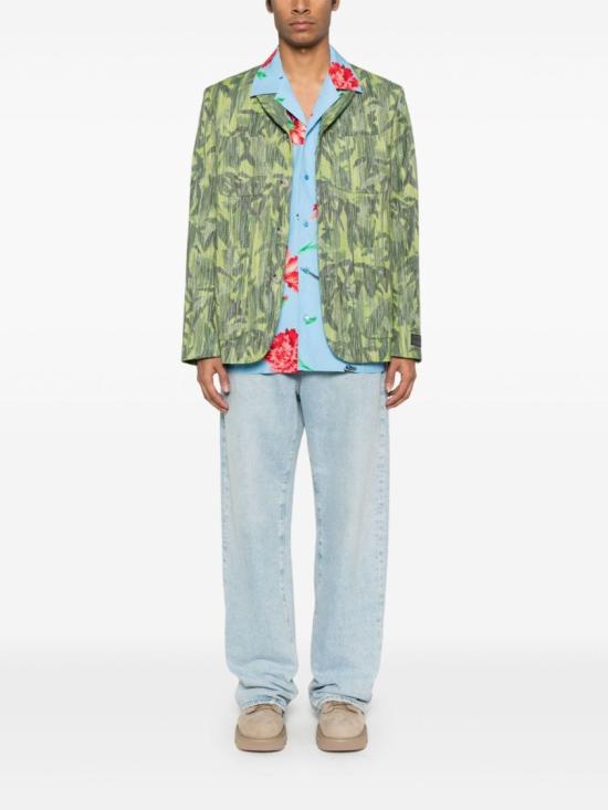 25SS 겐조 자켓 FF55VE1419C1 45 Green - KENZO