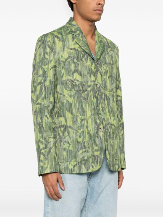 25SS 겐조 자켓 FF55VE1419C1 45 Green - KENZO