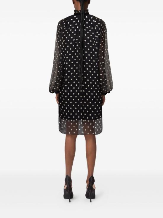 25FW 니나리찌 미디 원피스 25ACRO056SE1409 I9072 Black - NINA RICCI