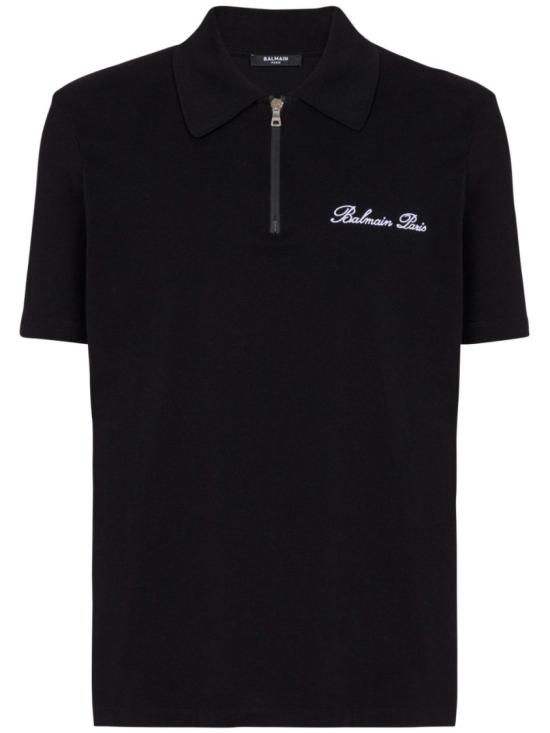 25FW 발망 폴로 티셔츠 DH1GC028BC78 EAB Black