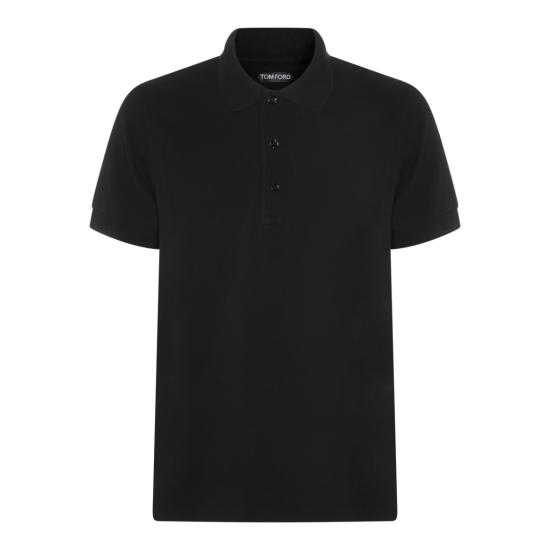 26SS 톰포드 폴로 티셔츠 JPS011JMT013NAA Black