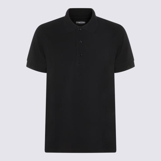 26SS 톰포드 폴로 티셔츠 JPS011JMT013NAA Black - TOMFORD