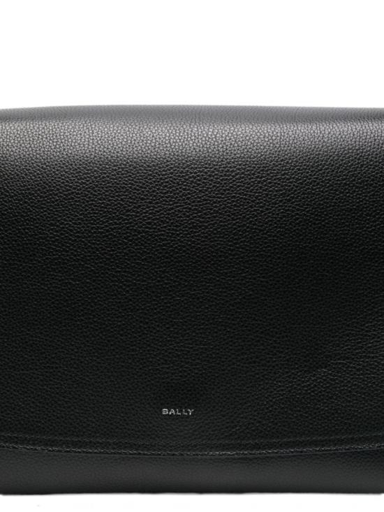 25FW 발리 캐피톨 레더 메신저 백 MAC06H VT710 U901P Black - BALLY