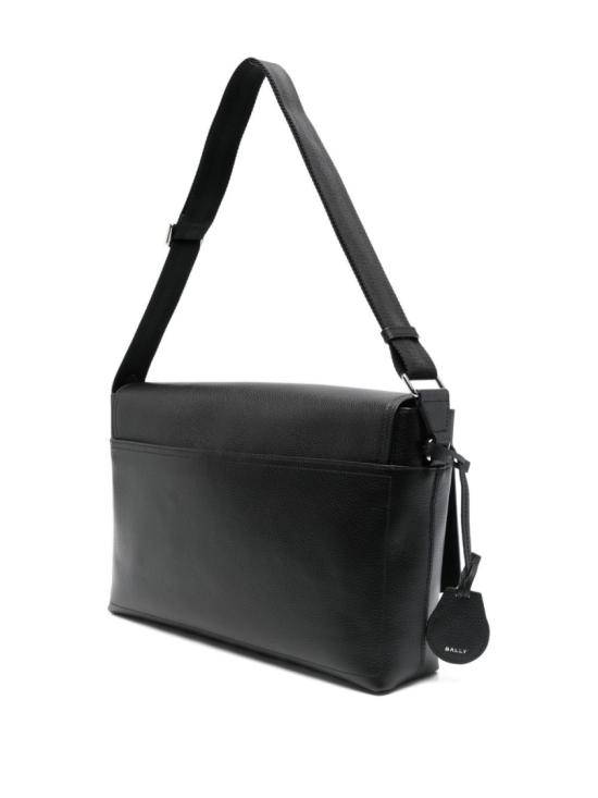 25FW 발리 캐피톨 레더 메신저 백 MAC06H VT710 U901P Black - BALLY