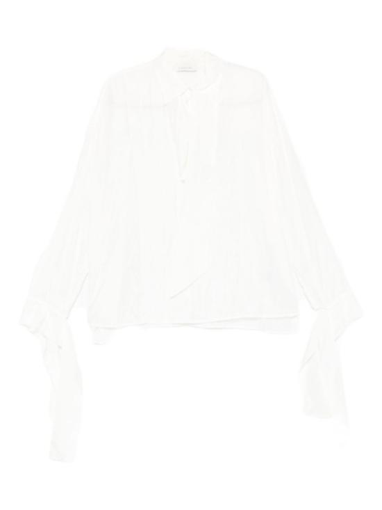 25FW 랑방 블라우스 RW TO0016 6185 H25 02 White