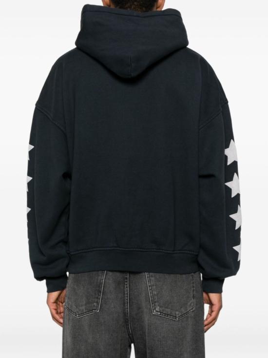 25FW 루드 후드 티셔츠 RHPF25HO10012 0027 Black - RHUDE