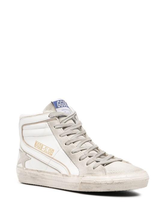 26SS 골든구스 슬라이드 하이 스니커즈 GWF00115 F000324 10276 White - GOLDEN GOOSE