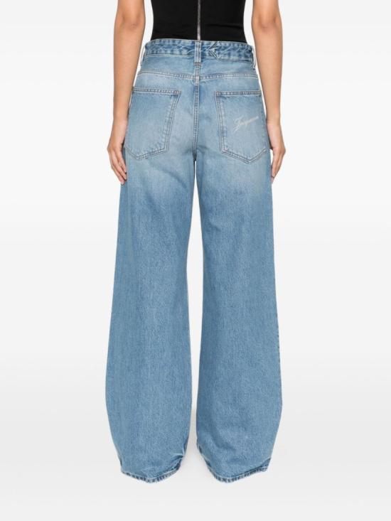 26SS 자크뮈스 오버사이즈 와이드 데님 팬츠 PAW00036 AD00038 33C Blue - JACQUEMUS