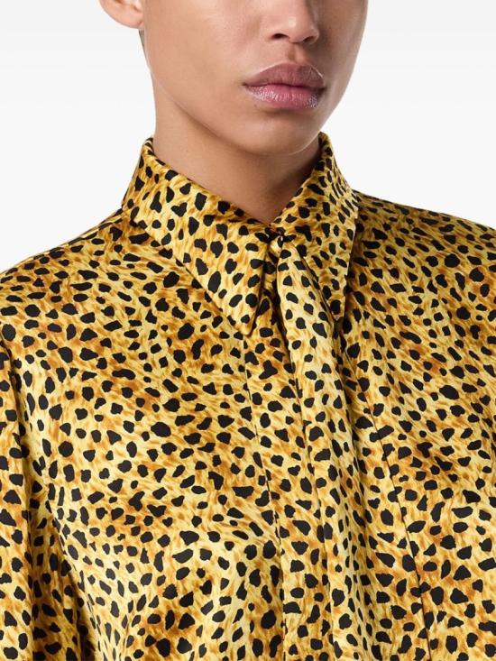25FW 베르사체 블라우스 1022149 1A16365 5X780 Gold - VERSACE