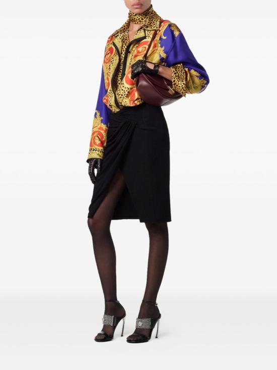 25FW 베르사체 블라우스 1022149 1A16365 5X780 Gold - VERSACE