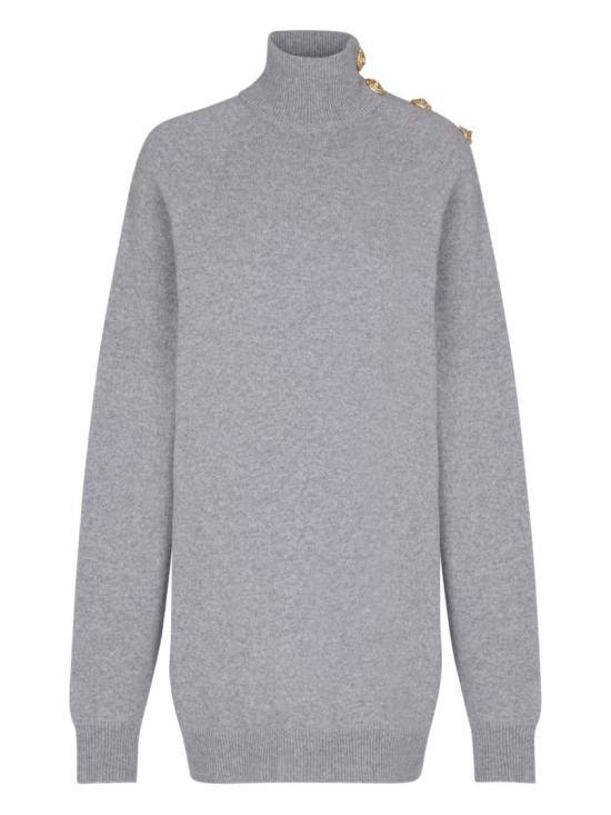 25FW 발망 미디 원피스 FF0R9382KI87 9UB Grey
