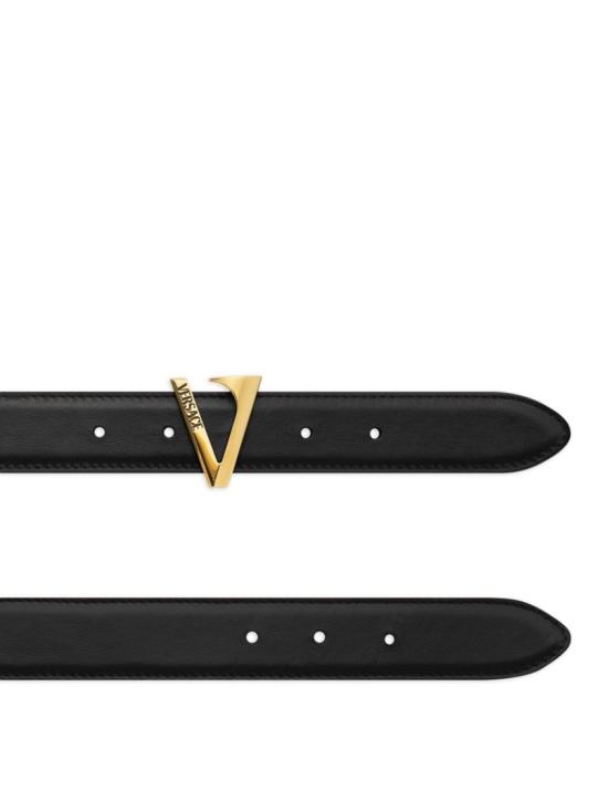 25FW 베르사체 레귤러 벨트 1022042 DV3T 1B00V Black - VERSACE
