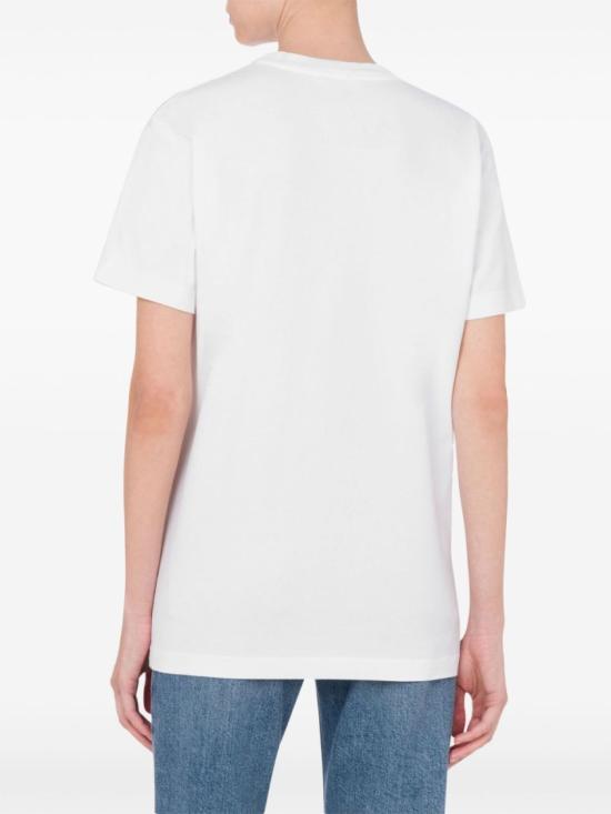 25SS 모스키노 반팔 티셔츠 J0701 0541 1001 White - MOSCHINO
