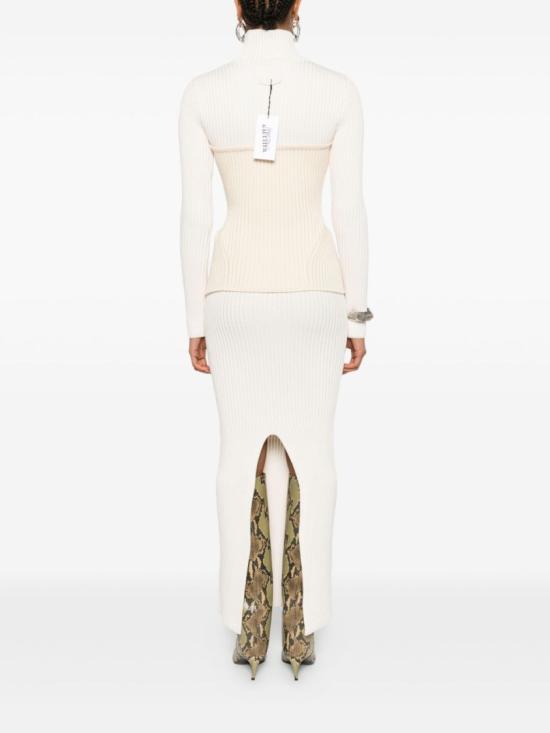25FW 장 폴 고티에 롱 원피스 DR005 K001 0103 White - JEAN PAUL GAULTIER